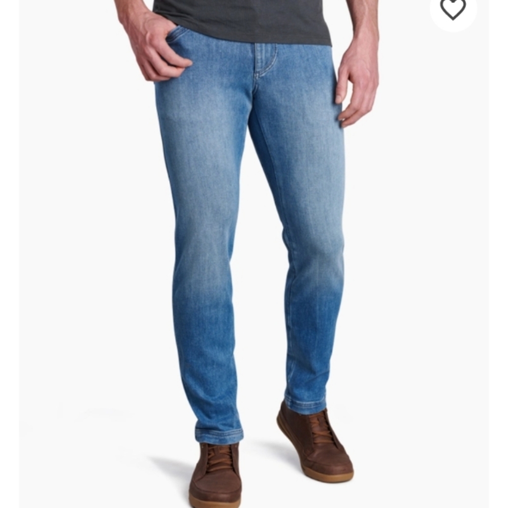 Kuhl Tapered Stretch Jeans Organic Cotton Blend 31x27.25
